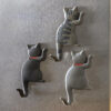 Set of 3 Magnet Cat Hooks